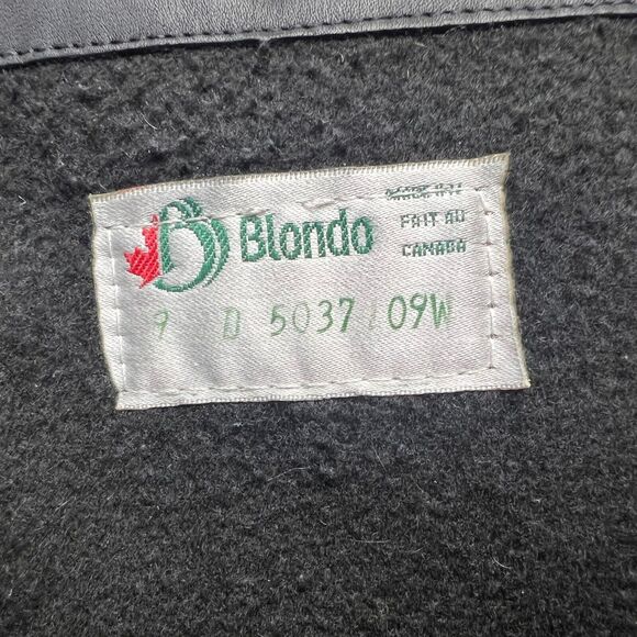 Blondo Canada Black Leather Waterproof Riding Boots Side Zip Size 9 Wide… - Picture 12 of 15